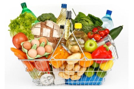 Корзина с продуктами для детей