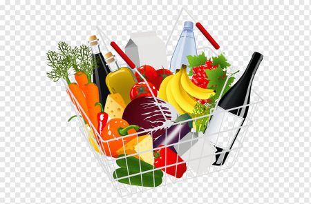 Корзинка с продуктами