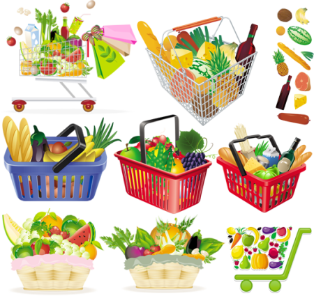 Корзина с продуктами
