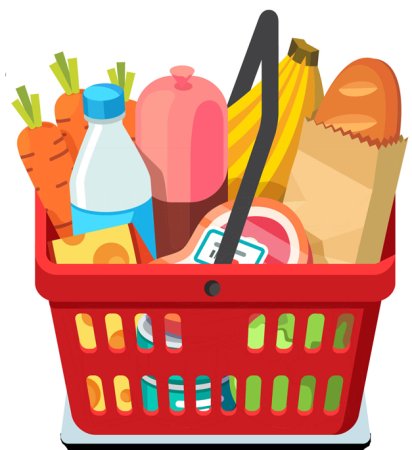 Корзина с продуктами