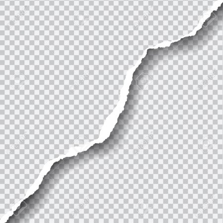 Линия порванной бумаги