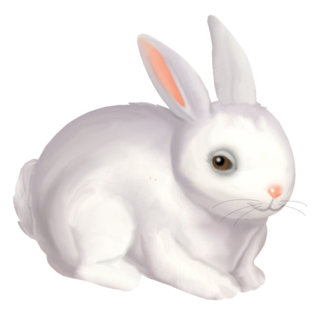 Зайчик Беленький