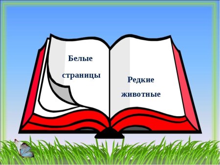 Красная книга картинка для детей