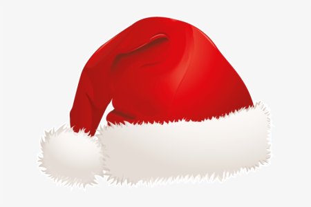 Новогодняя шапка без фона