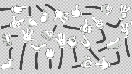 Мультяшные руки и ноги