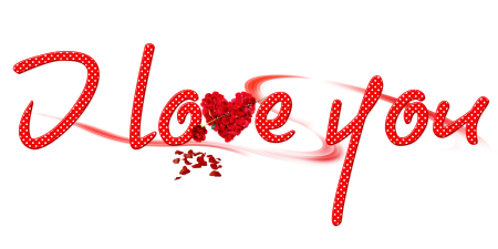 Love на прозрачном фоне
