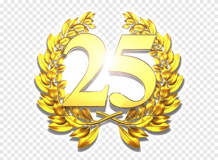 25 Лет надпись