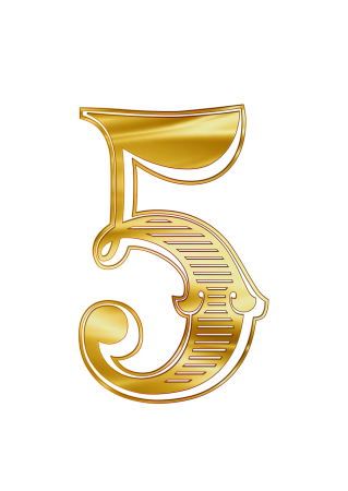 Цифры на прозрачном фоне