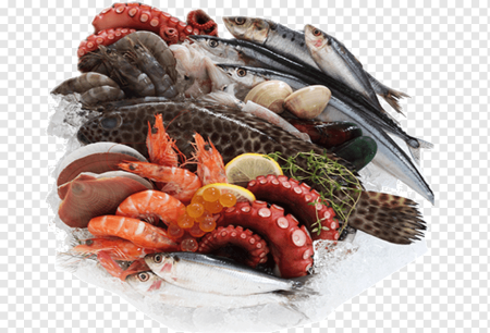 Тарелка с морепродуктами