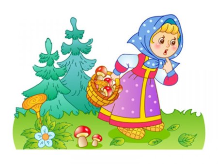 Машенька из сказки "Машенька и медведь"