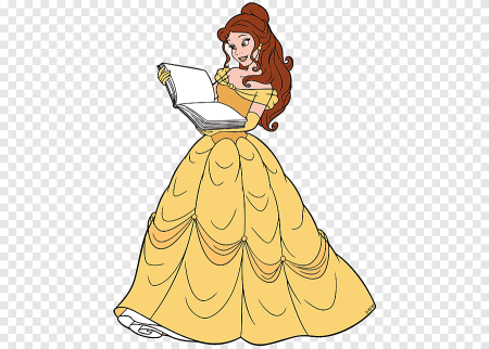 Бель принцесса Дисней с книгой