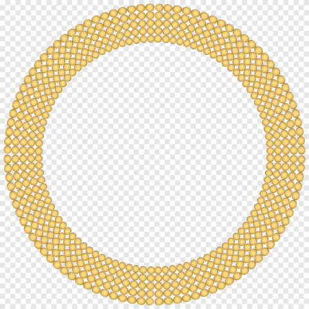 Круглая золотистая рамка