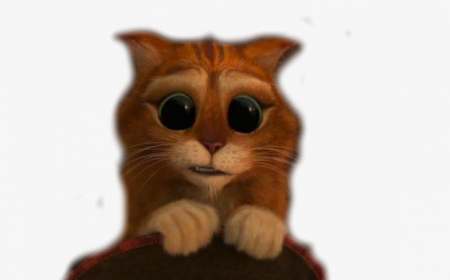 Кот из Шрека глаза