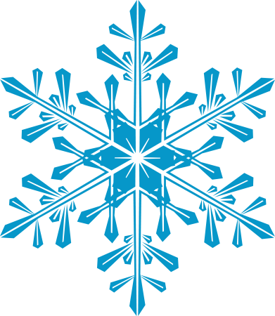 Снежинки на белом фоне