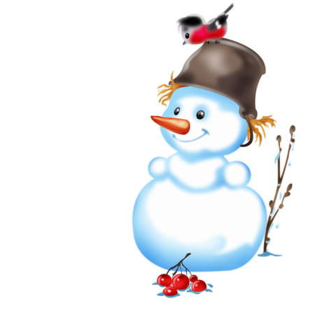 Новогодний Снеговик