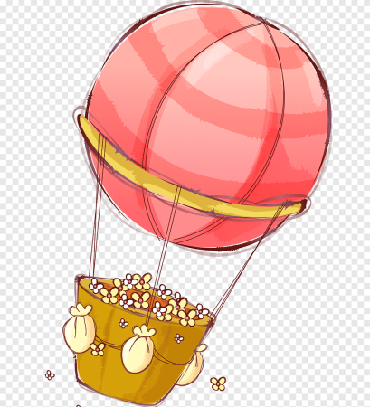 Клипарт воздушный шар с корзиной (48 фото)