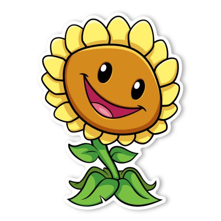 Plants vs Zombies 2 подсолнух