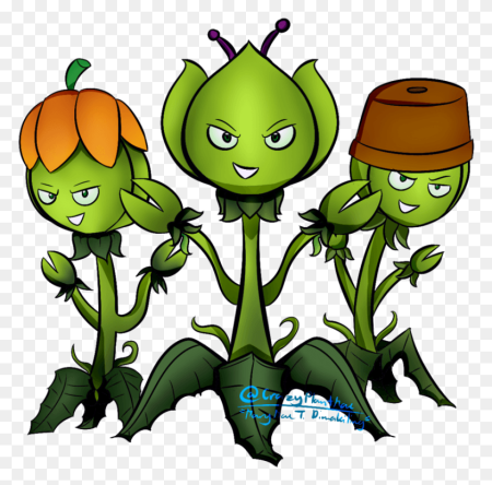 Plants vs Zombies 1 растения