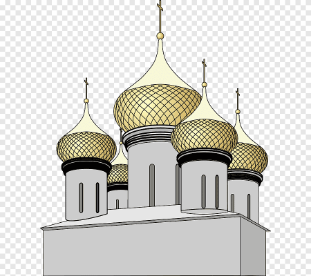 Силуэты православных храмов