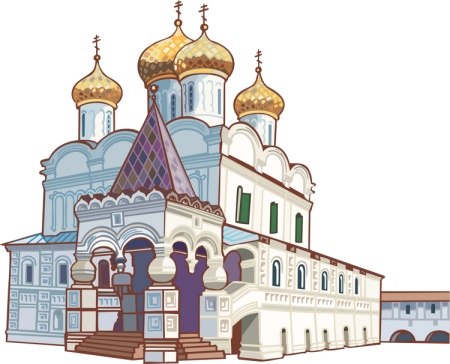 Монастырь без фона