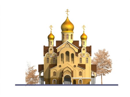 Церковь на прозрачном фоне