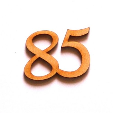 Цифры 85 красивые