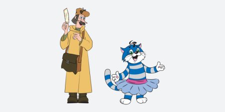 Почтальон Печкин вектор