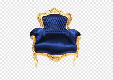 Королевские кресла синяя