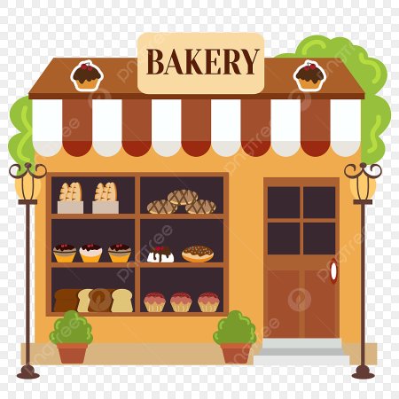 Пекарня иллюстрация