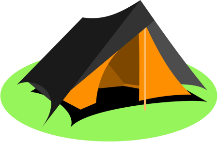 Tent / Tent / – палатка vector