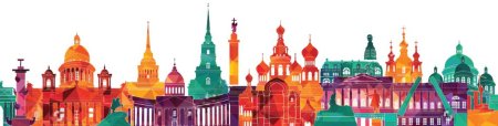 Силуэт города Санкт-Петербург