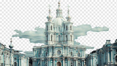 Смольный собор отмывка
