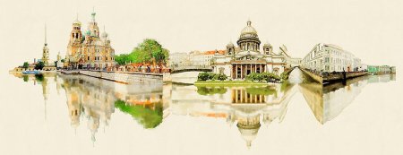 Панорама Петербурга Графика