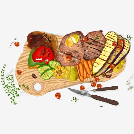 Мясо силуэт