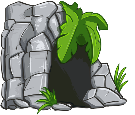 Камень мультяшный