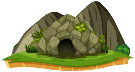 Пещера рисунок