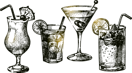 Коктейль вектор