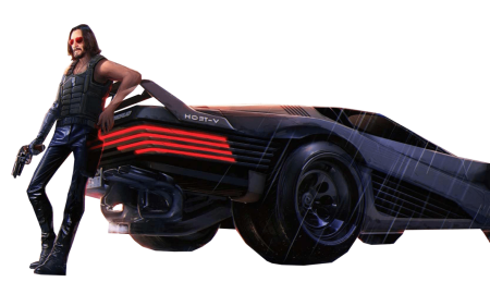 Машина Джонни Сильверхенда в Cyberpunk