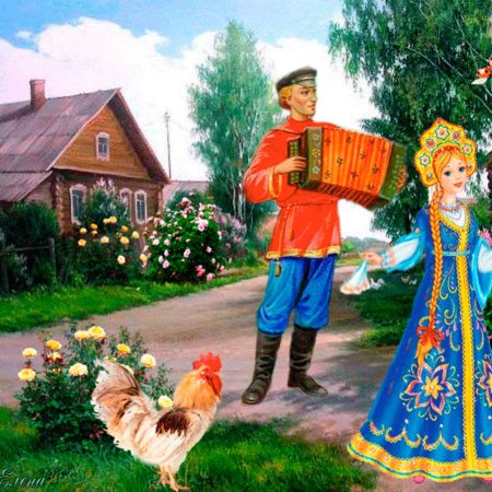 Анимация в русском народном стиле