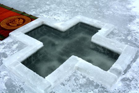 Красивая купель на крещение