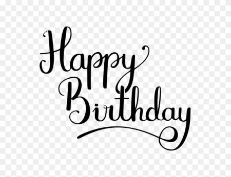 Happy Birthday надпись