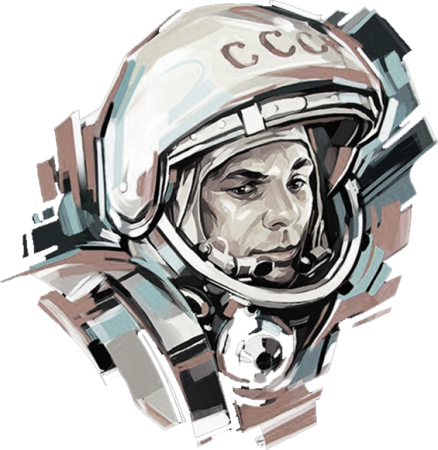 Юрий Гагарин вектор