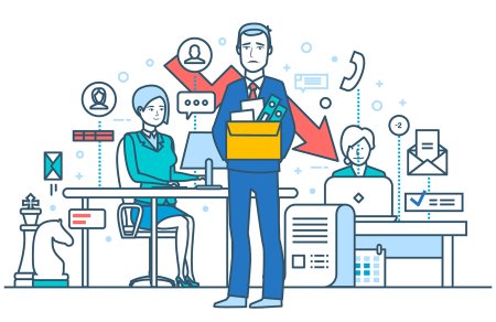Безработица иллюстрации
