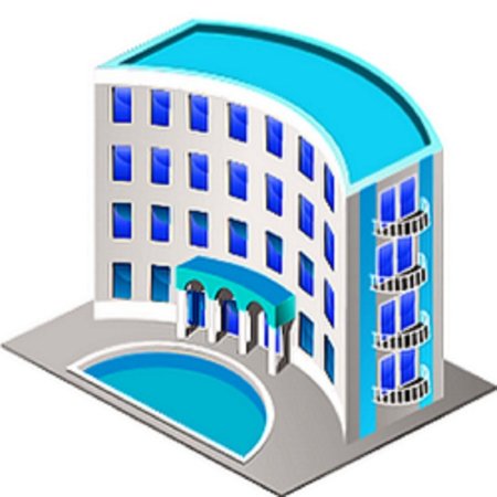 Гостиница на прозрачном фоне