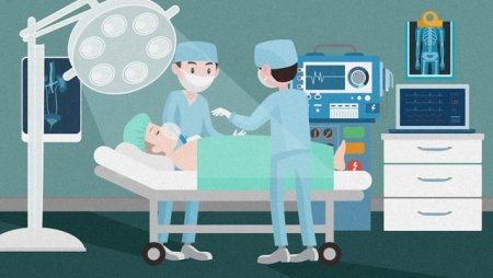 Медицинские рисунки Операционная
