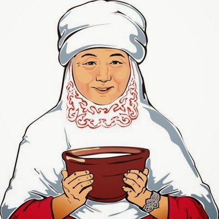 Казахская бабушка