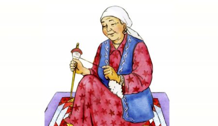 Казахская бабушка