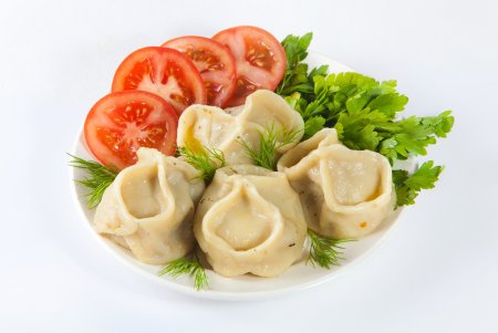 Манты с картошкой