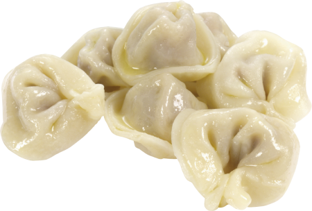 Манты на белом фоне