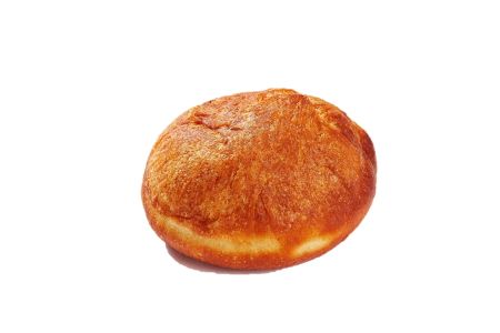 Беляш на белом фоне